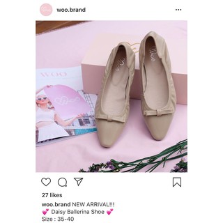 **USED**รองเท้าDaisy Ballerina Shoe เบอร์ 40