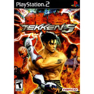 Ps2 แผ่นเกมส์ Tekken 5