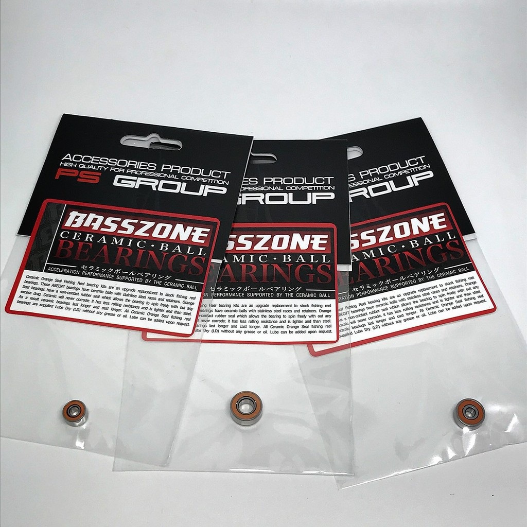 ลูกปืนแต่งรอกตกปลา Basszone  Ceramic Bearing ABEC7 ไทบ้านฟิชชิ่ง - ThiBaan Fishinng