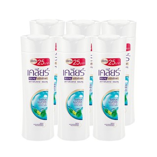 เคลียร์ แชมพูขจัดรังแค สูตรไอซ์คูล เมนทอล 70 มล. x 6 ขวด Clear Anti-Dandruff Shampoo Ice Cool Menthol 70ml x 6 Bottles