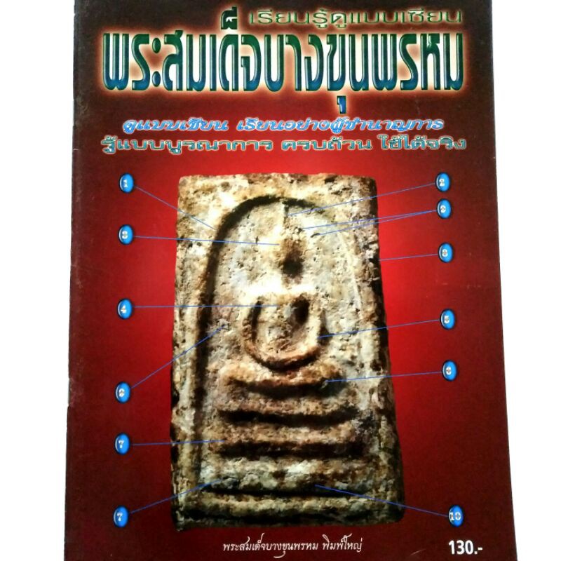หนังสือพระเครื่อง หนังสือพระ พระสมเด็จบางขุนพรหม เรียนรู้ดูแบบเซียนสนพ.บ้านครู พยัพ คำพันธุ์ เป็นที่ปรึกษา