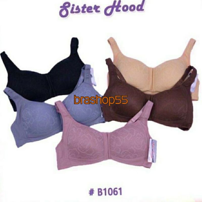 เสื้อในไซส์ใหญ่ เสื้อในไร้โครงทรงสปอต ตะขอหน้า sisterhood 1061โอบทรงด้านข้างเก็บเนื้อด้านหลัง ใส่ง่ายคัพC.ไซร์ 36-42 - รูปที่ 7