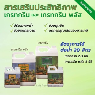 เกรทกรีน สารเสริมประสิทธิภาพ คุณภาพสูง สำหรับ ฉีดพ่นทางใบ ดิน Great Green Plus Giffarine