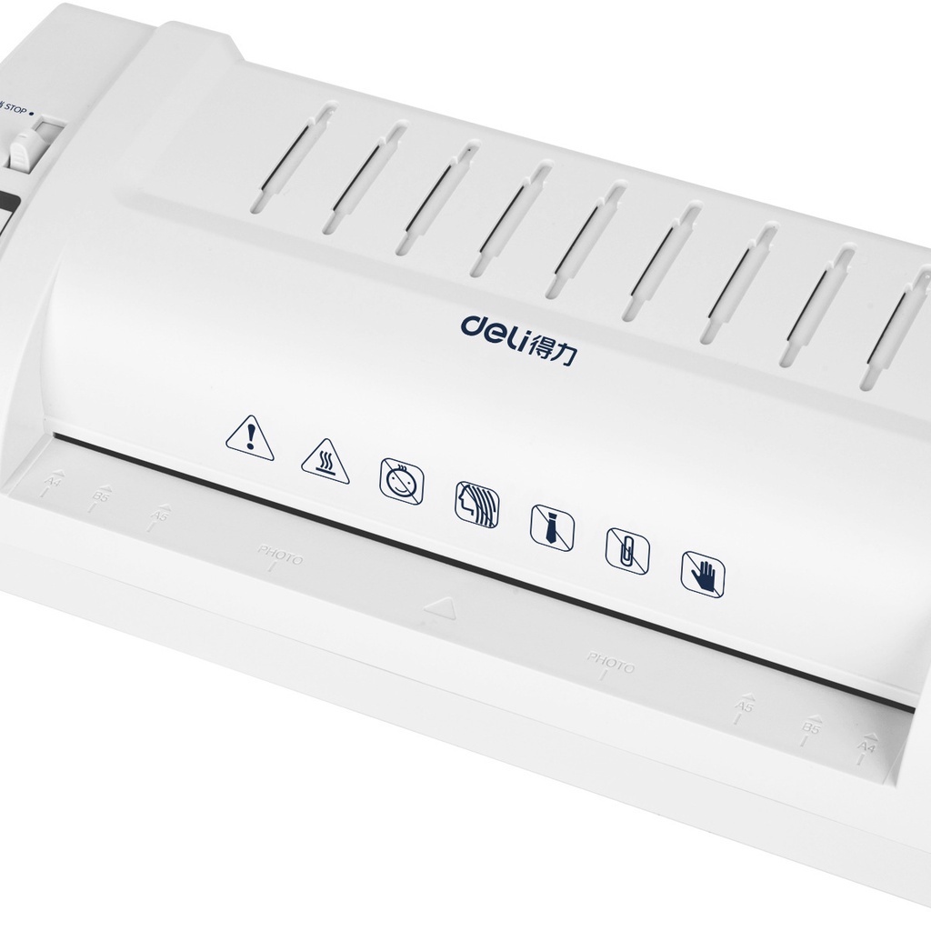 Deli เครื่องเคลือบบัตรและกระดาษ เคลือบเอกสาร ขนาด A4 - รูปที่ 2