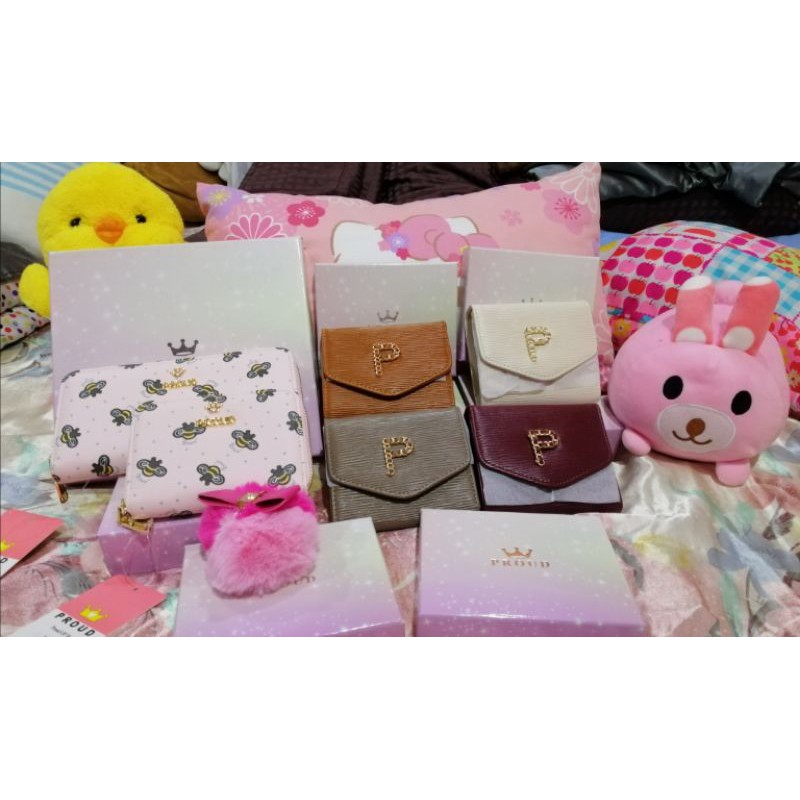Sale 60%PROUD กระเป๋าสตางค์สามพับแบรนด์PROUD ของแท้รุ่นใหม่ล่าสุด