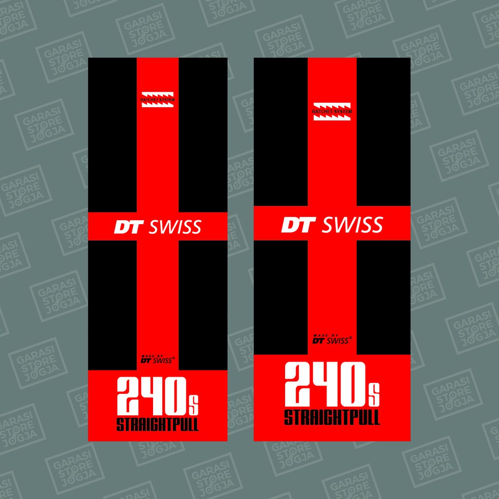 สติ๊กเกอร์รูปลอก Hub Freehub DT swiss 240s