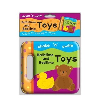 Childrens Shake N Swim Rattle Bathtime And Bedtime Toys Bath Book