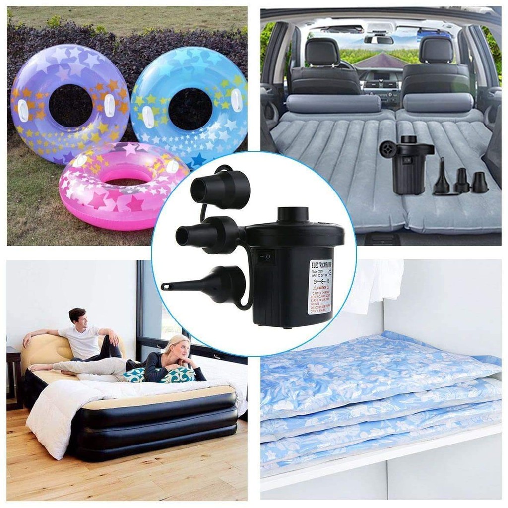 ปั๊มลมไฟฟ้า ปั๊มลมมือ ปั๊มพกพา เก็บไฟได้ ปั๊มอัตโนมัติ พกพาสะดวก แคมป์ปิ้ง สินค้าเป่าลม ห่วงยาง บอล - รูปที่ 6