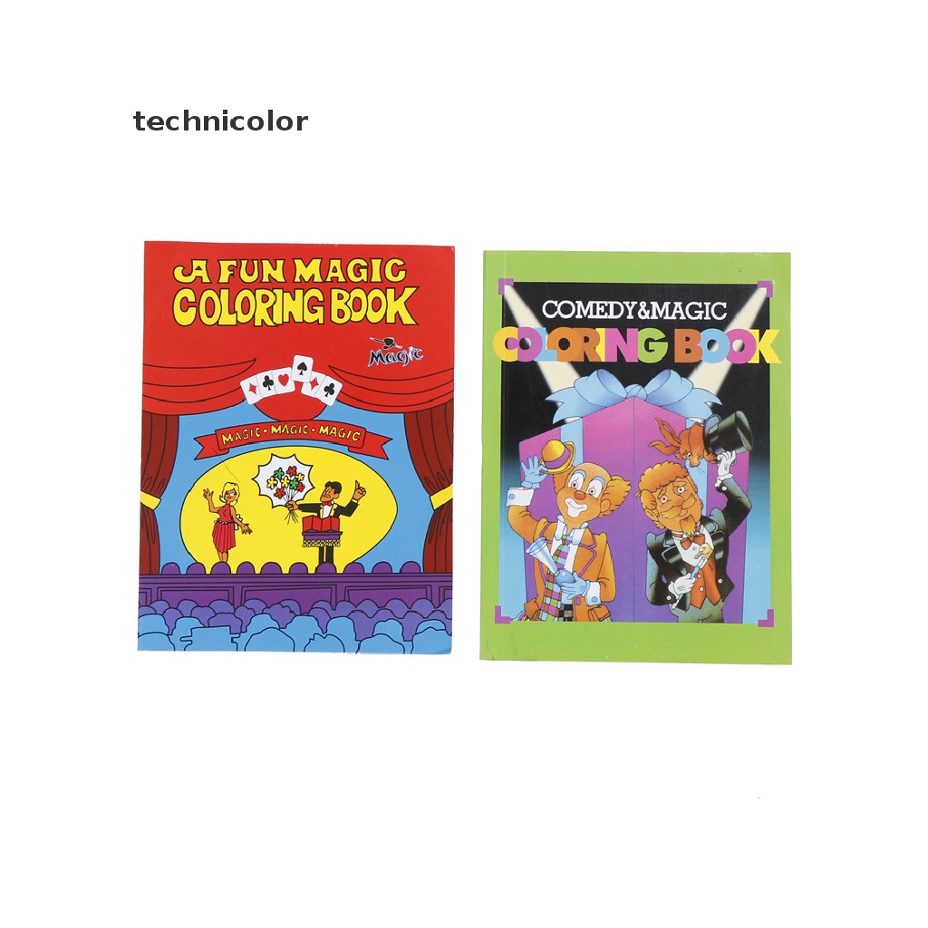 Magic Toys 20 บาท [technicolor] หนังสือระบายสี การ์ตูน มายากล หนังสือ อุปกรณ์ประกอบฉาก มายากล การเรียนรู้ สมุดวาดภาพ ใหม่ Hobbies & Collections