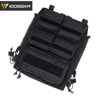 Idogear แผงซิปออนพร้อมกระเป๋าสําหรับ Avs Jpc2.0 Cpc Vest 3573 ลายพราง