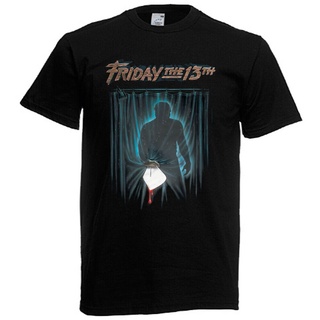 เสื้อยืด ลาย Friday The 13th Jason Voorhees สีดํา สําหรับผู้ชาย S-5 813553Size S-5XL