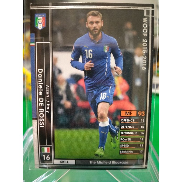 Panini Wccf 15 16 Daniele De Rossi As Roma Sega No A108 195 Shopee Thailand