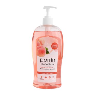 น้ำยาล้างจาน PORRIN SWEET PEACH 720 มล.DISHWASHING LIQUID PORRIN 720ML SWEET PEACH