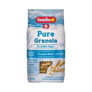 Familia Pure Granola No Added Sugar แฟมิเลีย เพียว กราโนล่า ไม่มีน้ำตาล 375g.