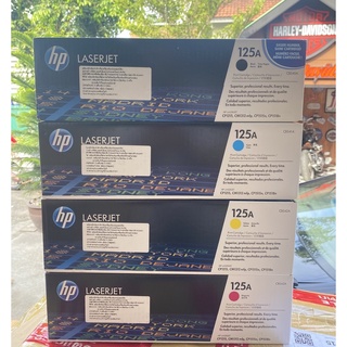 หมึกแท้HP 125a ของแท้100%ใช้กับเครื่อง CP1515n/CP1518ni(CB540a/CB541a/CB542a/CB543a)