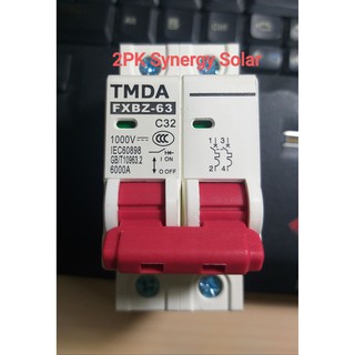 เบรคเกอร์ DC 1000V ขนาด 16,32A ,TDMA ,งานโซล่าร์เชลส์