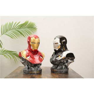 [ส่งฟรี] โมเดล Avengers Iron man mk46 bust วัสดุ เรซิ่นคุณภาพสูง หนัก 3.2 กิโล สูง 36 cm