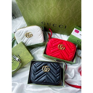 กระเป๋า gucci marmont camera bag งานกล่อง hi-end