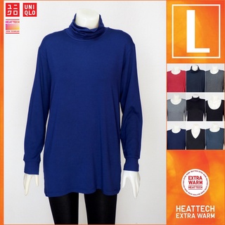 Extra Warm  Size L Uniqlo Heattech เสื้อลองจอนผู้ชาย  ฮีทเทคมือสอง สภาพใหม่