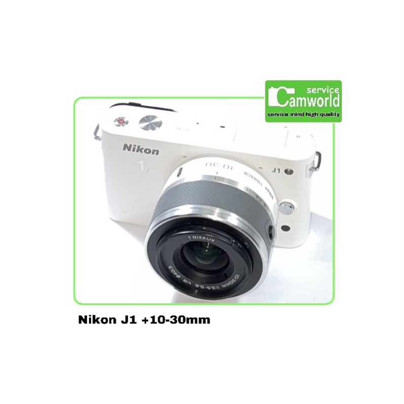 Nikon J1 10-30mm used #กล้องมือสองสุดคุ้ม  #mirrorless camera สภาพดี เชื่อถือได้ สินค้ามีรับประกัน 90days warranty