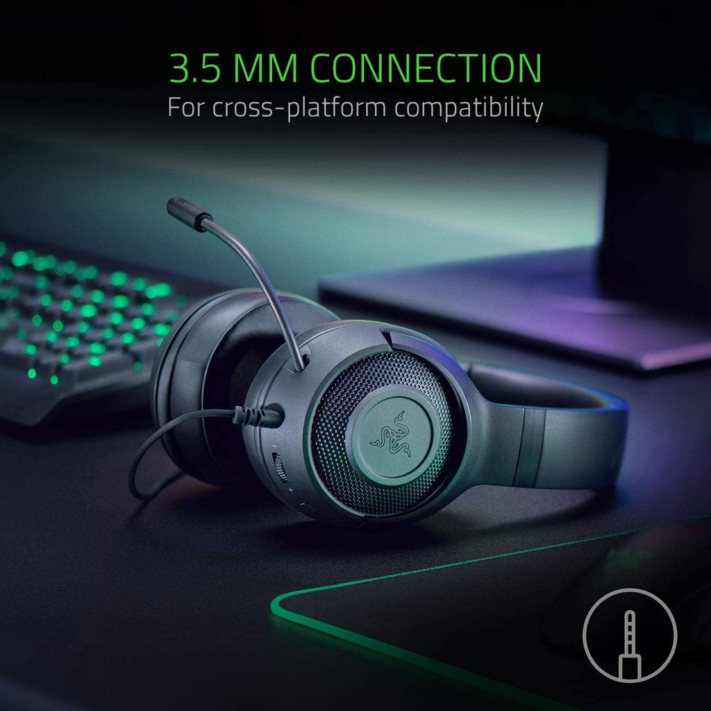 Razer Kraken X – Multi-Platform Wired Gaming Headset - FRML Packaging 7.1 รับประกัน2ปี