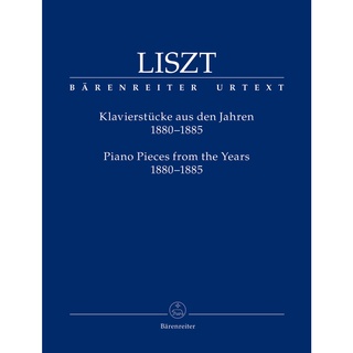 Liszt, Franz Piano Pieces from the Years 1880–85 BA10871 (9790006561599)