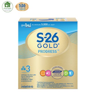 S-26 Gold Progress โปรเกรส โกลด์ สูตร3 600 กรัม กลิ่นวานิลลา