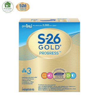 S-26 Gold Progress โปรเกรส โกลด์ สูตร3 600 กรัม กลิ่นวานิลลา