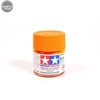 Tamiya 81506 Acrylic Mini X-6 Orange 45032752 (สี)