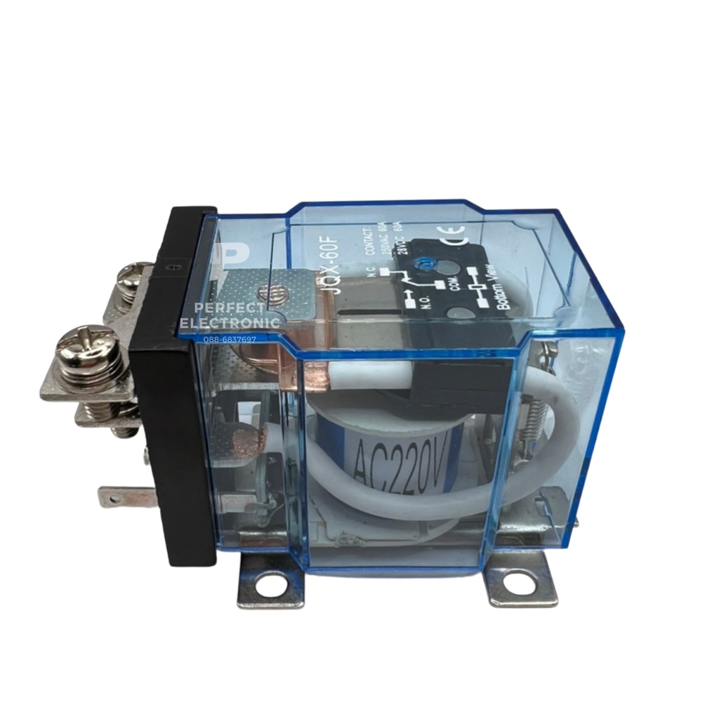 JQX-60F Power Relay รีเลย์ 60A คอยน์ 220V มีสินค้าพร้อมส่งในไทย - รูปที่ 6