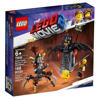 THE LEGO MOVIE 2 Battle-Ready Batman and MetalBeard 70836