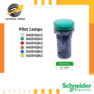 Pilot Lamps /  LED 22mm. / XA2 / ไพล็อทแลมป์ / Scnneider /  XA2EVQ3LC / XA2EVQ4LC /  XA2EVQ5LC / 380VAC