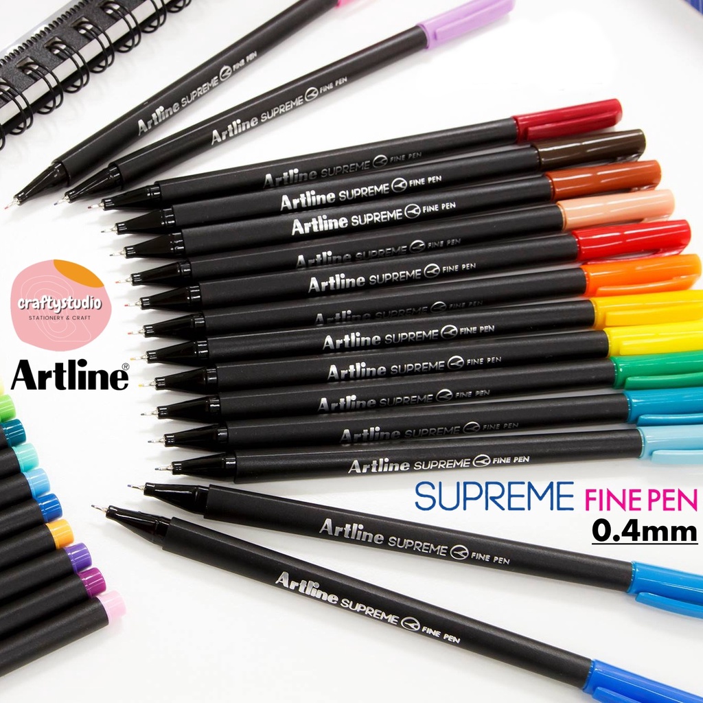 ปากกา Artline Supreme Fine (EPFS-200), ปากกาไลเนอร์ละเอียด 0.4 มม., ปากกาป้าย, ปากกาเขียน, Artline 2