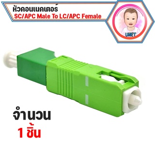 อุปกรณ์เเปลงหัวไฟเบอร์ออฟติกแบบ LC/APC(Female) เป็น SC/APC(Male) เเละ LC/UPC (Female) เป็น SC/UPC (Male)