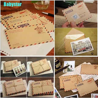 Babystar ใหม่ กระดาษวินเทจ 10 แผ่น