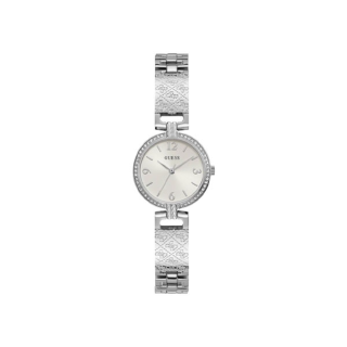 โปรโมชั่น : GUESS นาฬิกาข้อมือผู้หญิง MINI LUXE รุ่นGW0112L1 สีเงิน