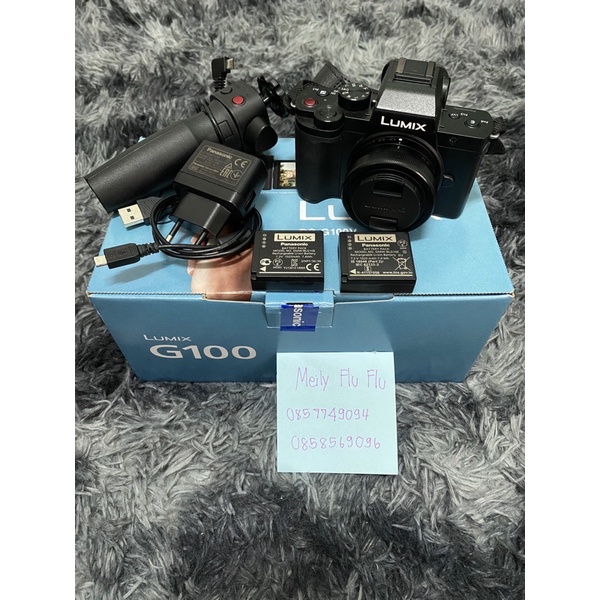 กล้องไลฟสด Panasonic lumix g100 พร้อมอุปกรณ์พร้อมไลฟสดขายของได้เลย