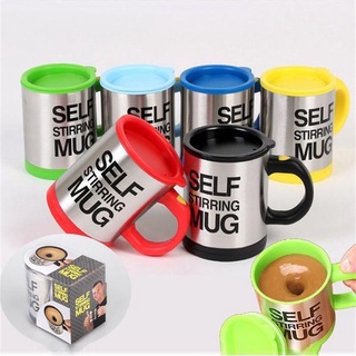 ถ้วยกาแฟไฟฟ้า 400Ml แก้วชงกาแฟ  Auto Stirring Mug Coffee Cupเครื่องชงกาแฟ รุ่นสแตนเลส โนมัติชาถ้วยกาแฟพร้อมฝาปิด