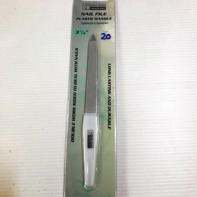 ตะไบเล็บ สแตนเลส 3.5“ ไรโน่ Rhino No.S21