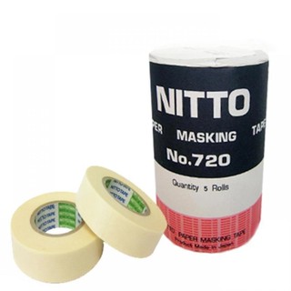 NITTO กระดาษกาวนิตโต้ NITTO TAPE NO.720 (แพ็ค10ม้วน)