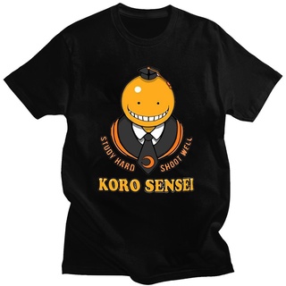 [S-5XL] เสื้อยืดลําลอง แขนสั้น พิมพ์ลาย Assassination Classroom สไตล์คลาสสิก สําหรับผู้ชาย 999805