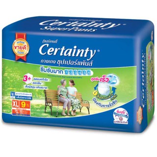 CERTAINTY กางเกงซึมซับ ซุปเปอร์แพนส์ XL9