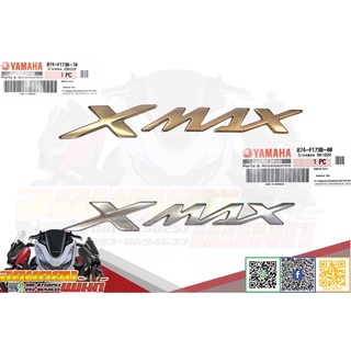 โลโก้ตัวนูน Yamaha Xmax สีเงิน/สีทอง งานแท้ศูนย์