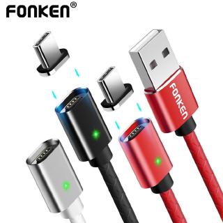 FONKEN สายเคเบิ้ล USB 3 A Type C สำหรับโทรศัพท์มือถือ