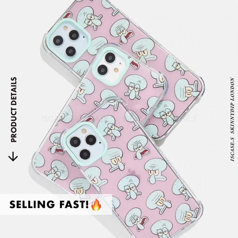 ꒰ Sold Out ꒱ 🧽🪸 Spongebob x Skinnydip Patrick Jellyfish Shock Case 12 13 Pro 12Pro 13Pro Max യ • ลิขสิทธิ์ #6