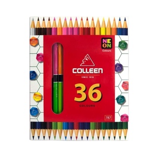 COLLEEN สีไม้คอลลีน ด้าม 2 หัว 18 แท่ง 36 สี