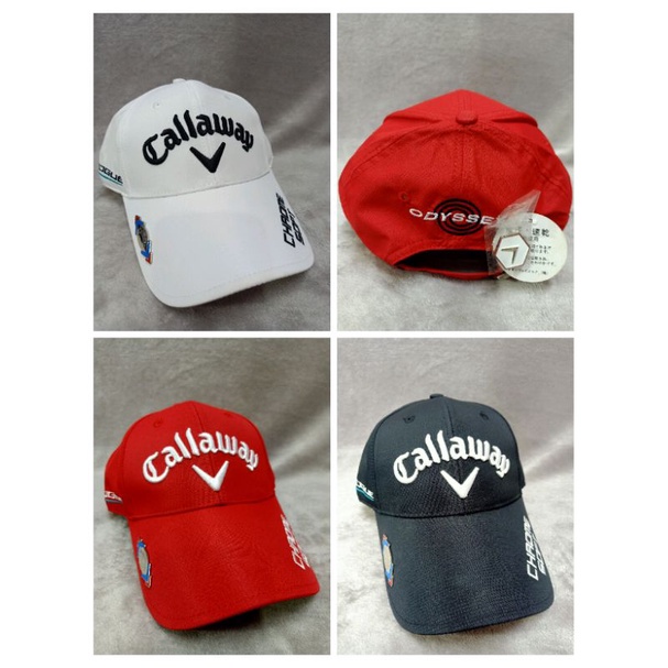 หมวกเต็มใบพร้อมมาร์กเกอร์ Callaway, Callaway Golf caps with marker, version Rogue/Chrome Soft/Odyssey Collections!
