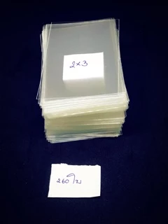 ถุงแก้ว ใส ใส่ของ เงา แพ็คละ 100 กรัม 50ไมครอน ขนาดเป็น นิ้ว