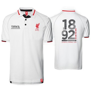 เช็คไซด์ก่อนสั่งซื้้อ !!!!!   เสื้อโปโลลิเวอร์พูล ลิขสิทธิ์แท้ LFC-PL-032    WH   ราคา 650 บาท   (สีขาว)