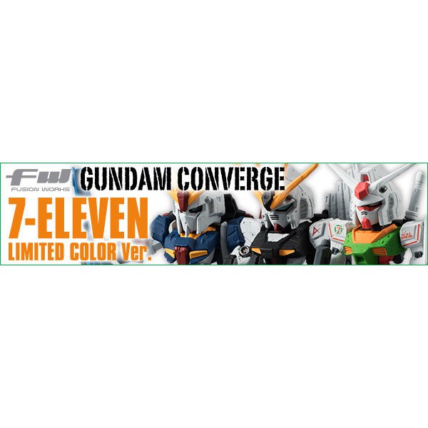 NK Gundam Hatyai FW Converge Gundam Converge 7-Eleven Ver. (เซ็ต 3 กล่อง)